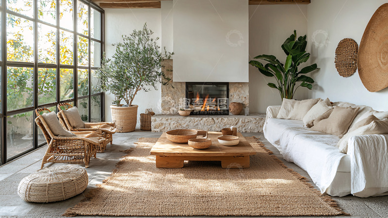 高清大图下载【趣麦麦图】-现代简约风格客厅19