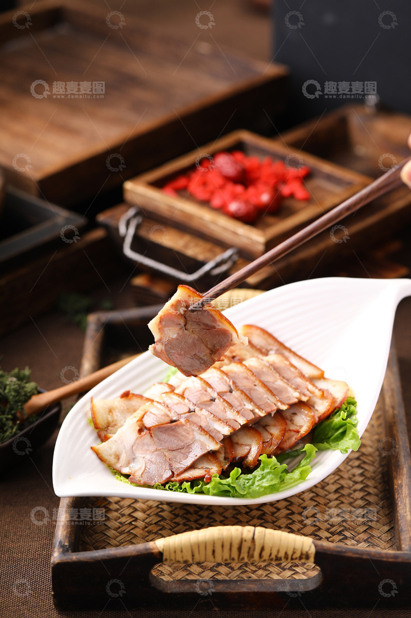 高清大图下载【趣麦麦图】香卤猪肘卤味卤菜4