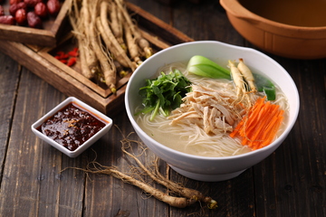 人参鸡汤面面条