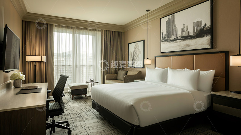 高清大图下载【趣麦麦图】豪华酒店卧室