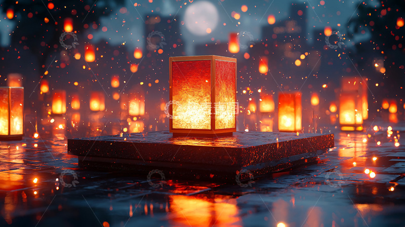 高清大图下载【趣麦麦图】雨夜