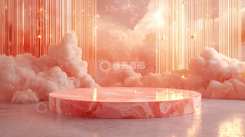 高清大图下载【趣麦麦图】粉色梦幻场景