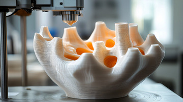 3D打印机打印白色物体