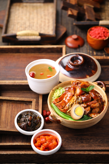 Q弹猪脚捞饭参汤套餐2