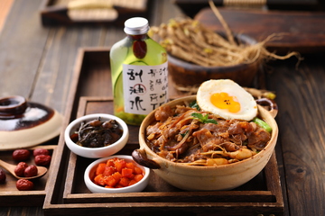 人参小牛饭饮品套餐1