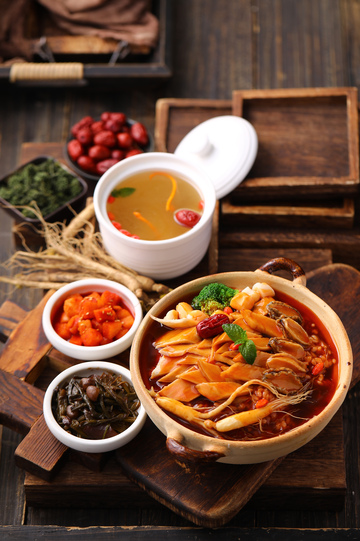 鲜参鲍鱼捞饭参汤套餐1