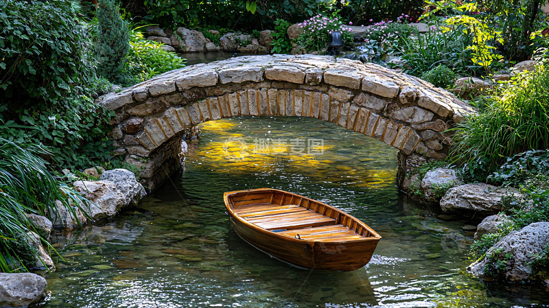 高清大图下载【趣麦麦图】小桥流水人家般的宁静氛围