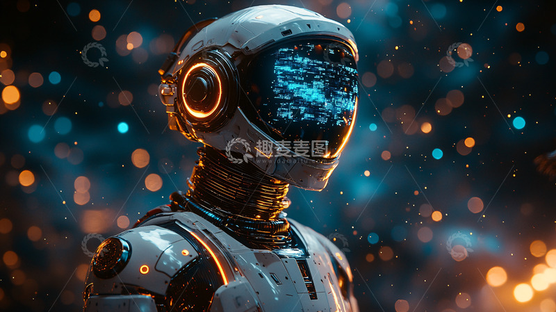 高清大图下载【趣麦麦图】未来机器人