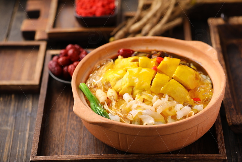 养颜花胶鸡捞饭