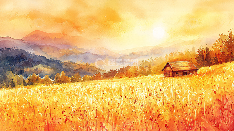 高清大图下载【趣麦麦图】秋日田园风景