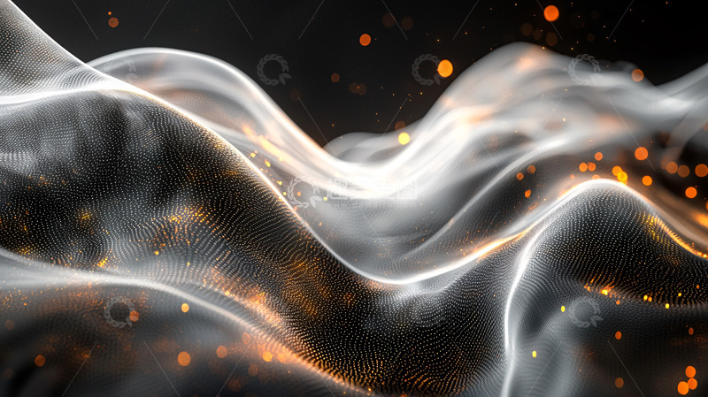 高清大图下载【趣麦麦图】抽象烟雾线条背景