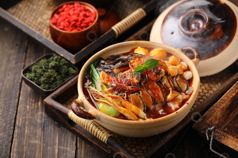 高清大图下载【趣麦麦图】佛跳墙捞饭盖饭