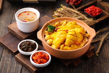 金牌参鸡汤捞饭参汤套餐