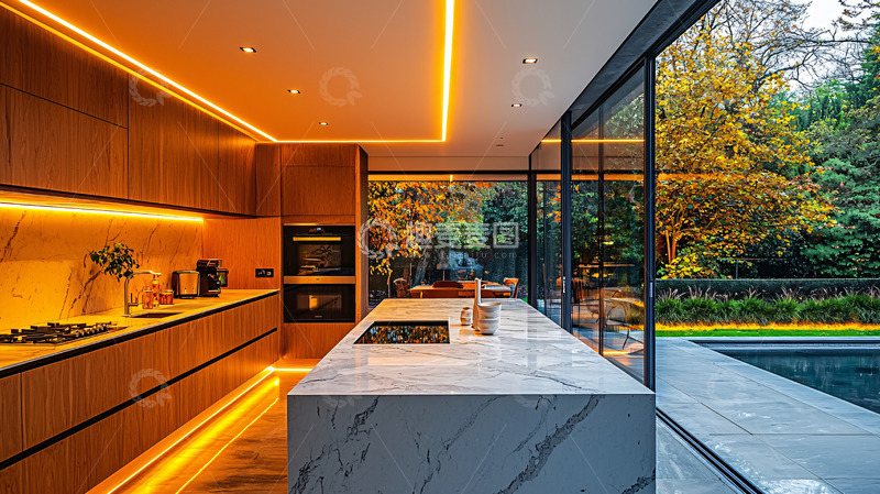 高清大图下载【趣麦麦图】现代简约风格厨房19