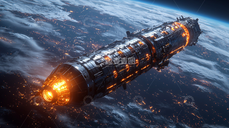 高清大图下载【趣麦麦图】宇宙飞船