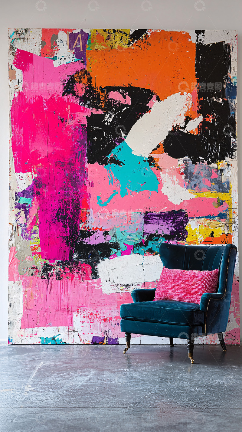 高清大图下载【趣麦麦图】抽象油画