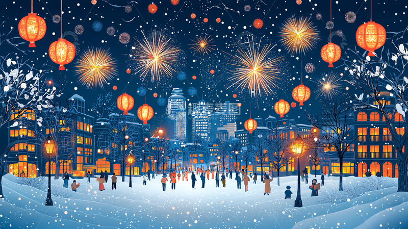 高清大图下载【趣麦麦图】夜幕下的城市