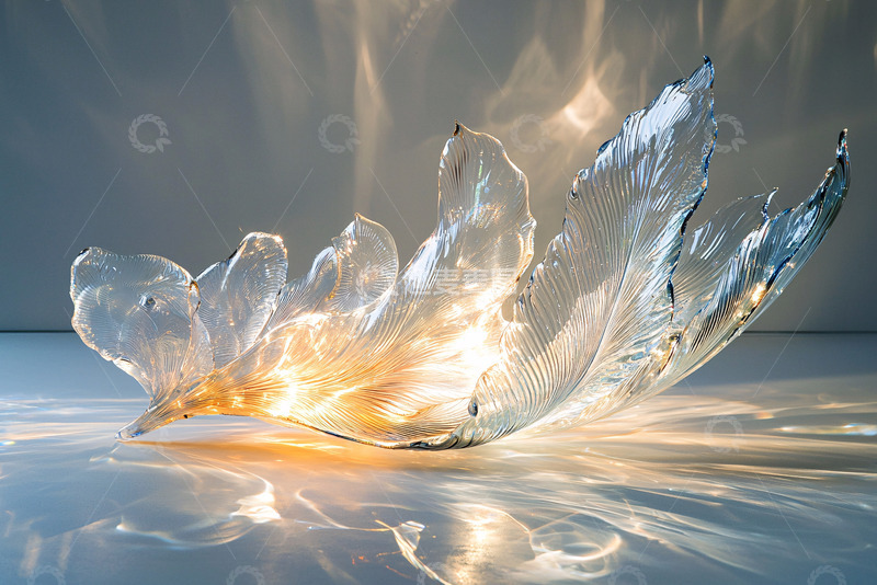 高清大图下载【趣麦麦图】晶莹剔透的玻璃花瓣