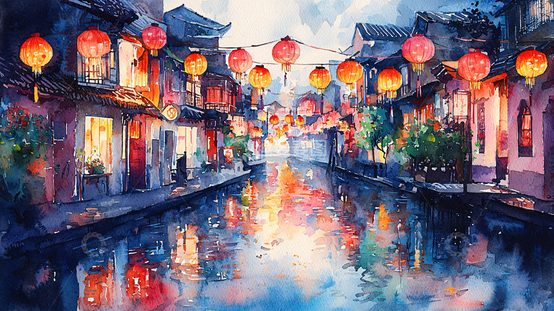 高清大图下载【趣麦麦图】水墨江南