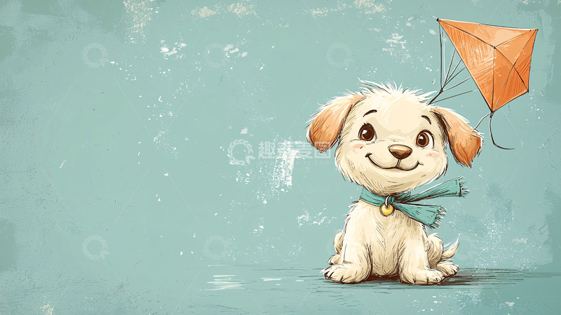 高清大图下载【趣麦麦图】-可爱的小狗