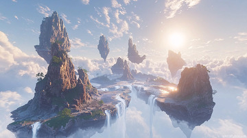 云端上的奇幻岛屿