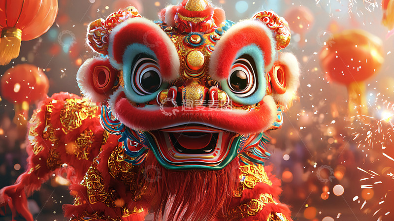 欢庆祥狮贺新年