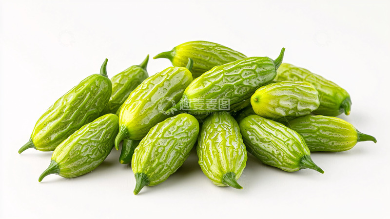 高清大图下载【趣麦麦图】一堆翠绿色小葫芦