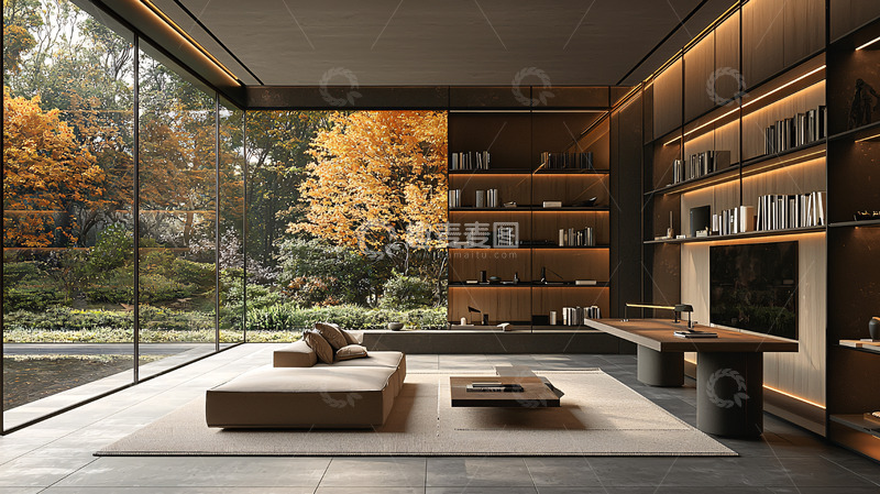 高清大图下载【趣麦麦图】现代简约客厅