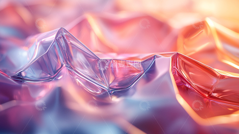 高清大图下载【趣麦麦图】梦幻水晶波浪肌理