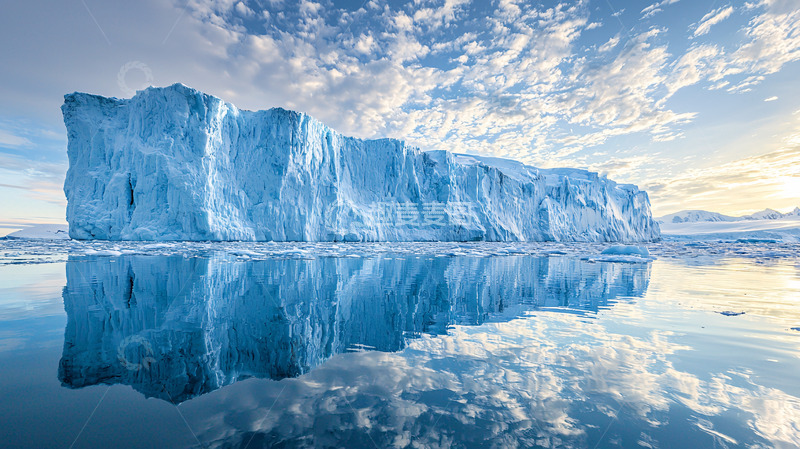 高清大图下载【趣麦麦图】冰山倒影