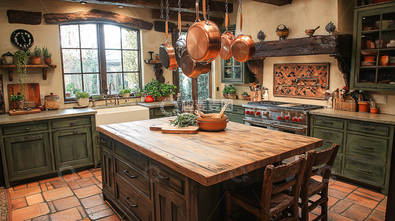 高清大图下载【趣麦麦图】乡村厨房