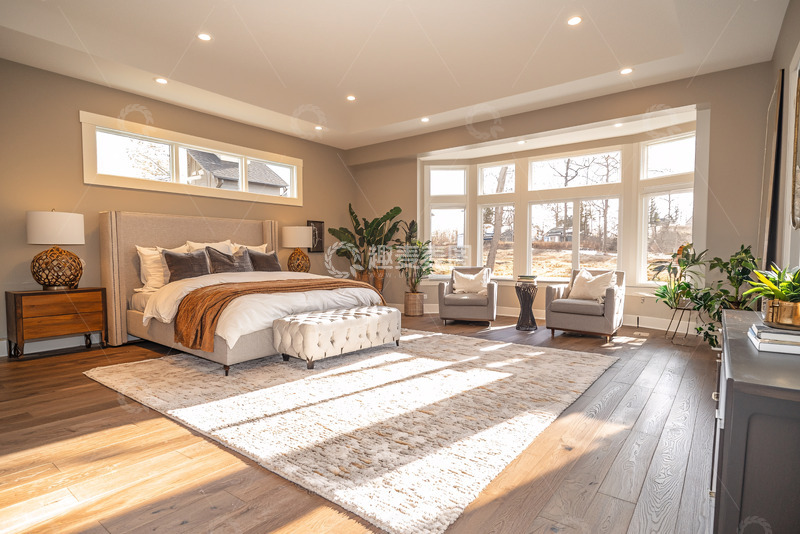 高清大图下载【趣麦麦图】温馨舒适的主卧室