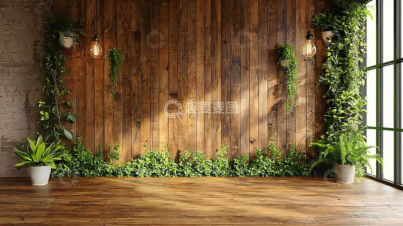 高清大图下载【趣麦麦图】木质背景墙