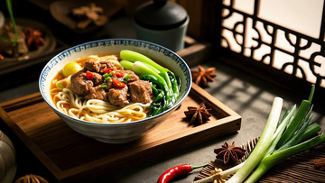 热气腾腾的面条1