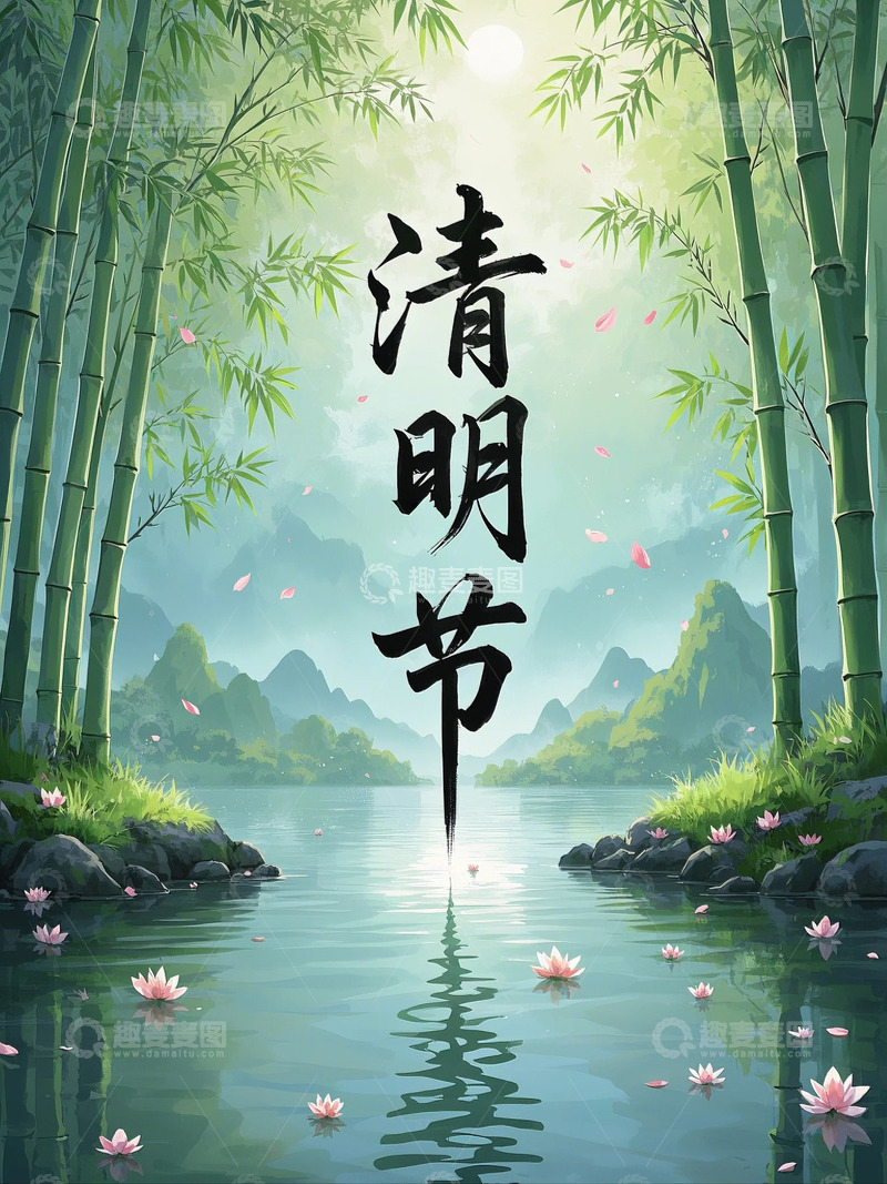 高清大图下载【趣麦麦图】中国传统节日清明节设计素材12