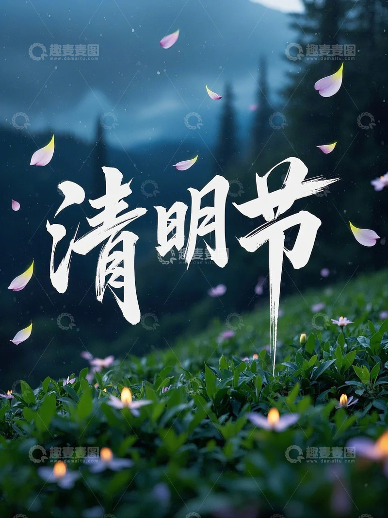 高清大图下载【趣麦麦图】中国传统节日清明节设计素材22