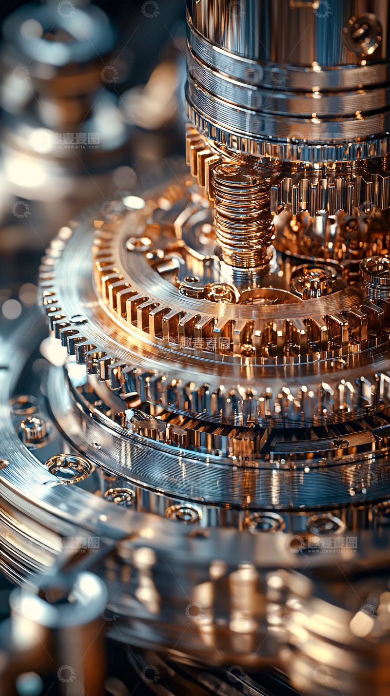 高清大图下载【趣麦麦图】精密机械内部构造
