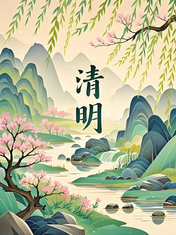 中国传统节日清明节设计素材25