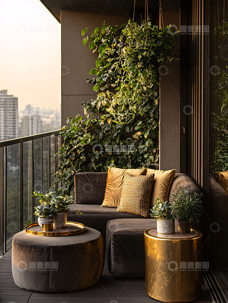 高清大图下载【趣麦麦图】阳台花园设计