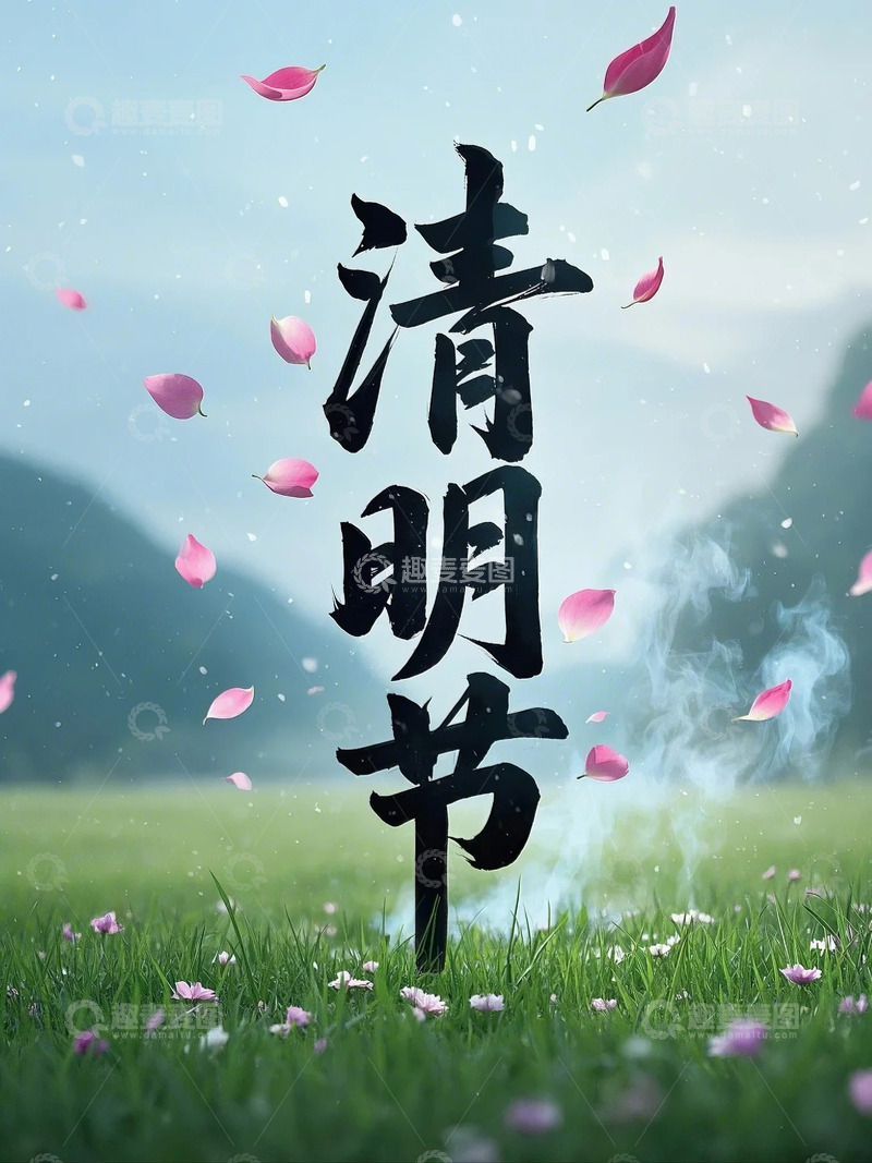 高清大图下载【趣麦麦图】中国传统节日清明节设计素材19