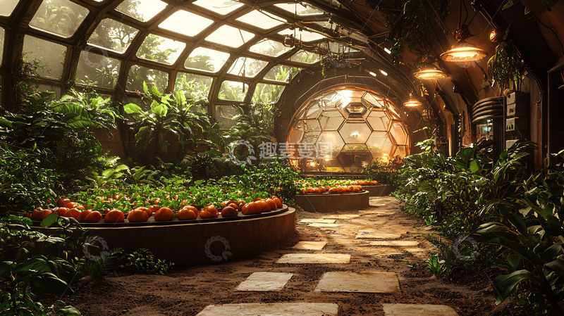 高清大图下载【趣麦麦图】废弃温室