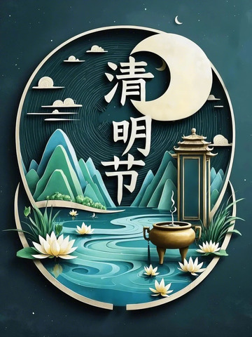 中国传统节日清明节设计素材24