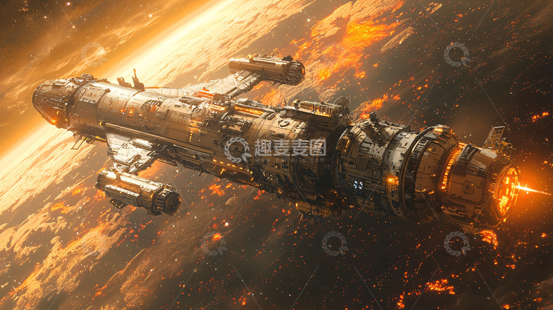 高清大图下载【趣麦麦图】宇宙飞船