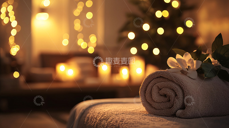 高清大图下载【趣麦麦图】酒店的水疗按摩室