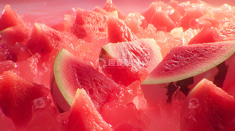 高清大图下载【趣麦麦图】西瓜冰沙