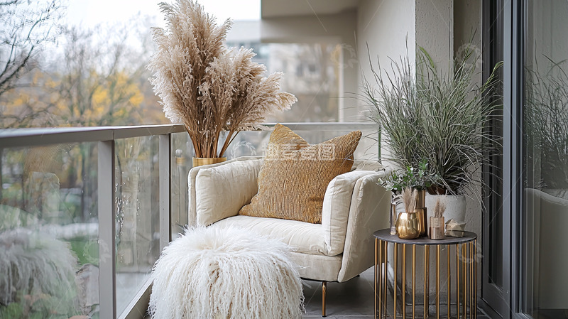 高清大图下载【趣麦麦图】阳台休闲区