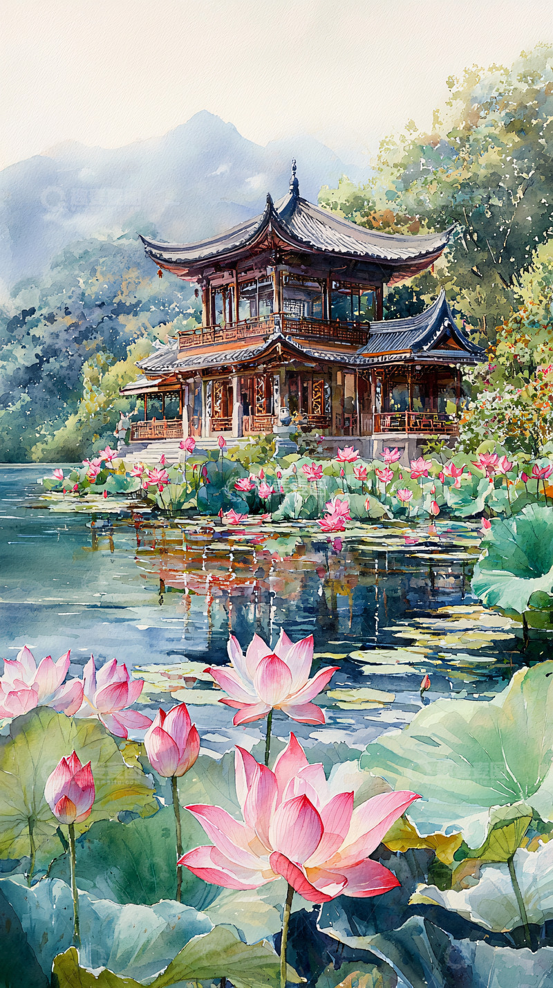 高清大图下载【趣麦麦图】水墨画