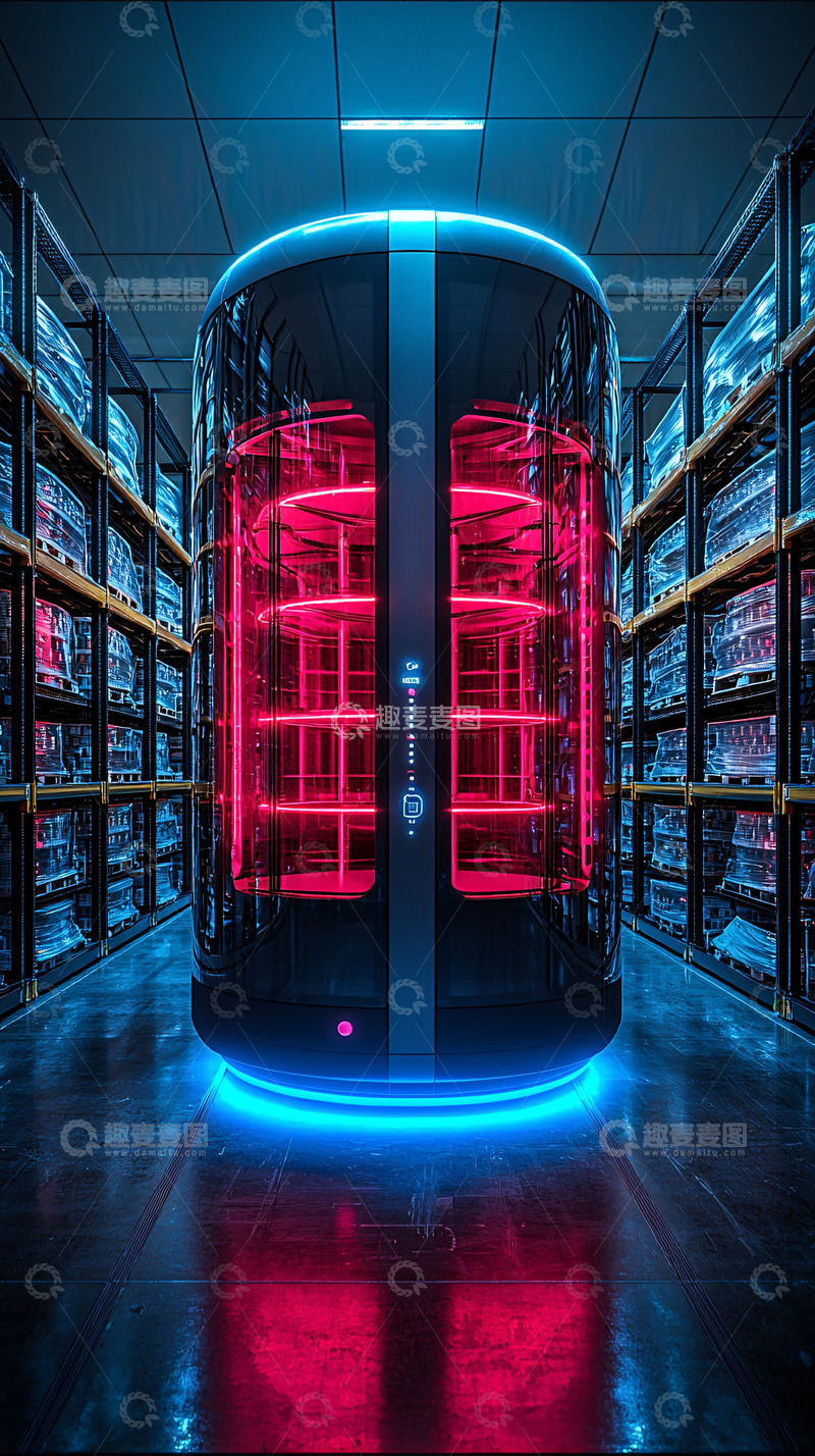 高清大图下载【趣麦麦图】未来科技服务器