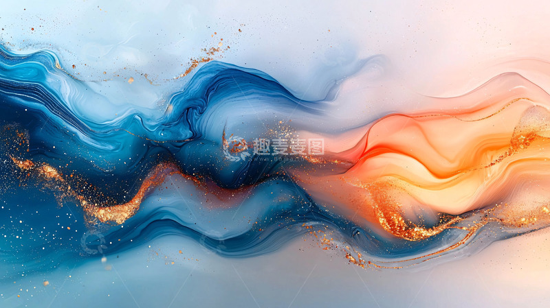 高清大图下载【趣麦麦图】抽象水墨画