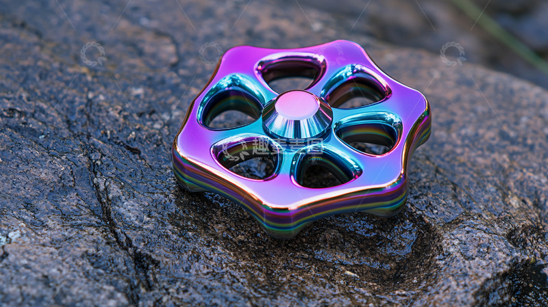 高清大图下载【趣麦麦图】彩虹色指尖陀螺